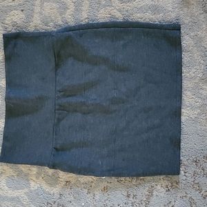 Gray high waist skirt